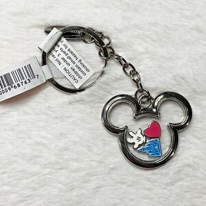🔮 5/$25 Disney‎ Parks Minnie Mouse Floating Charms Keychain